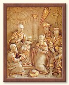 Relief aus dem Lichtenauer Hochaltar